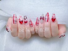 ビーネイル 新松戸(BE NAIL)/チョコバレンタインネイル