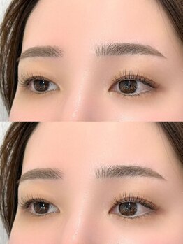 ニコ(Niko)の写真/まつパよりもう少しボリュームが欲しい方にも☆お肌に馴染むブラウンカラーマツエクが大人気です♪