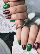 タスメット(+met)/～べっ甲ネイル～