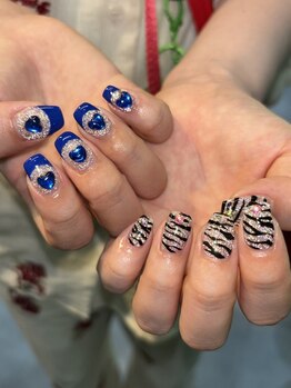 フレンチ/ゼブラ柄