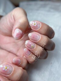 お花ネイル