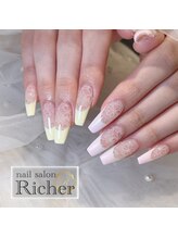 エスフィーネイルサロン リシェル(Esfy nailsalon Richer)/長さだしシンプルコース