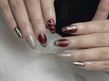 ピカネイル 上野 御徒町(Pika Nail)/持ち込みｘゴールドｘパーツ