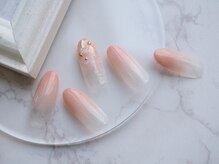 ネイル スパ ココプラス(Nail spa Cocoplus)/シェルのシンプルカラーグラデ