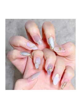 ビューティービースト フォー ネイルアンドアイラッシュ 松浜店(beauty:beast)/梅雨ニュアンス☆