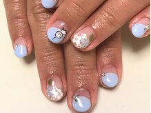ネイルサロン リュバン ローズ(nailsalon Ruban Rose)/てるてる坊主ネイル