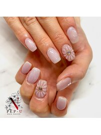 トレンドコース☆立体フラワー