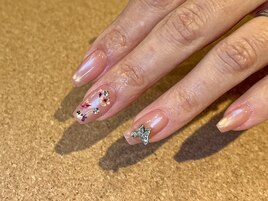 4月　押し花ネイル