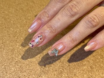 4月　押し花ネイル