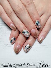 ネイルアンドアイラッシュサロン レア 千葉店(Lea)/アート４本付ジェル