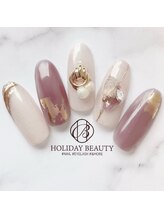 ホリデービューティー(HOLIDAY BEAUTY)/クリアモーヴカラー×原石