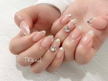 トゥルーネイル アンド アイ 松戸店(TRU NAIL & EYE)/大人気★ガラスフレンチ