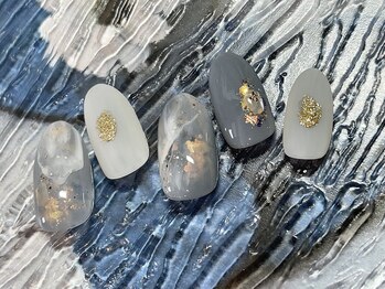 グリッター(GLITTER)/天然石ネイル