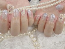 ハニービービー(Honey Bee Bee)/マグネットグラ＆フラワーネイル