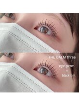 ザ バーム スリー 西船橋店(THE BALM three)/まつ毛パーマ×ブラックティント