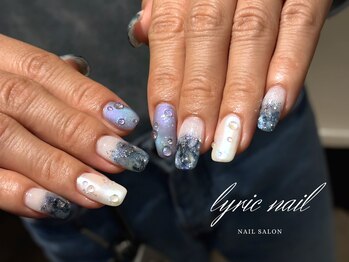リリックネイル 本八幡店(LyricNail)/梅雨感シェルネイル[ネイル]