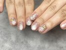 pink mermaid nail