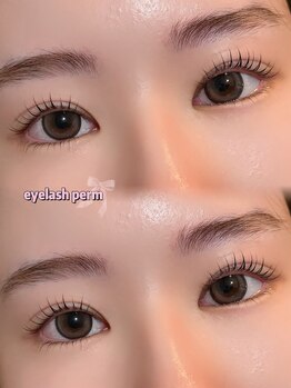 アイラッシュ ミル 御領店(eye lash Miru)の写真/メイク時短!ビューラー要らずの垢抜け上下まつ毛パーマ