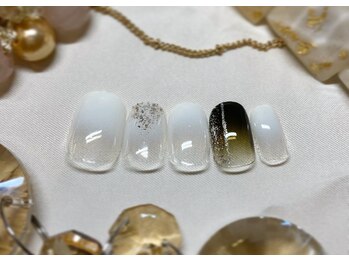 ネイルアンドアイラッシュ ブレス エスパル山形本店(BLESS)/大人シンプルネイル