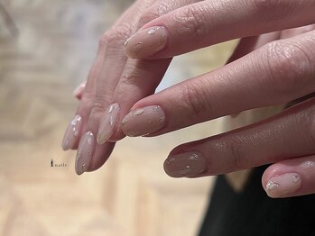 アイネイルズ 吉祥寺店(I nails)/上品ピンクミラーニュアンス