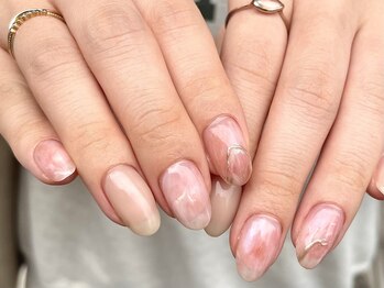 グレースネイルファクトリー(grace'nail factory)/春色シンプルネイル★