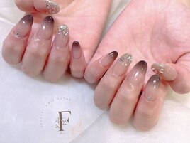 グラデーション/ワンホンネイル