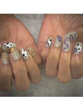 ネイルサロンファストネイルプラス 新宿店(FAST NAIL PLUS)/2024秋ネイル【ダルメシアン】