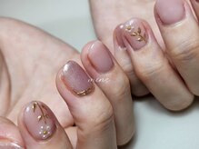 ミンスネイル(Mins Nail)/大人可愛いピンクネイル