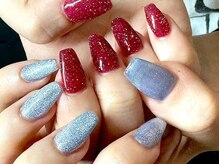 ヌル ネイル 堀江(NURU NAIL HORIE)/アシメフラッシュ×マグネット☆