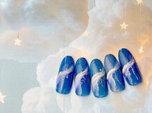 ネイルサロン&スクール ジーナ(GINA)/星空風ネイル
