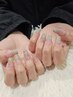 【オフ無しの方】長さだし10本+シンプルネイル¥5940(¥12540)→¥11000
