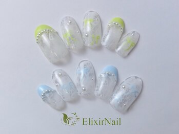 エリクサーネイル 新橋(Elixir Nail)/定額c やり放題/クーポン使用