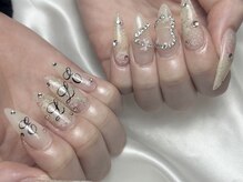 大人ガーリーネイル