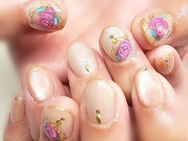 カメオブローチ ネイル