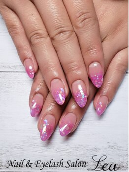 ネイルアンドアイラッシュサロン レア 千葉店(Lea)/シンプルスカルプ