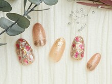 ソウ 難波店 nail salon Sou/ステンドグラス風シェルnail