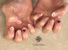 ネイル エミュスト(Nail Emuest)/フレンチガーリーネイル