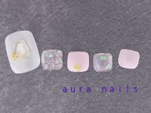 アウラネイルズ(aura nails)/●フットジェル　￥９，９００