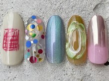 フリークネイル(FREAK Nail)/韓国ネイルおえかきホロ ¥12000