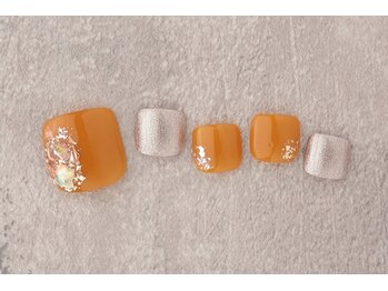 秋のニュアンスネイル