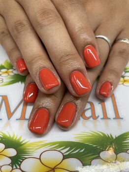 エムネイル(M nail)/絶妙オレンジワンカラー