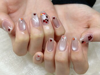 リノネイル(Lino Nail)/ハートホロネイル
