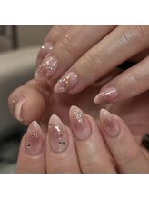 ダイガクドオリ美容室 ネイル(NAIL)/チークきらきらネイル