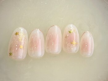 チークネイル×スキニーフレンチ