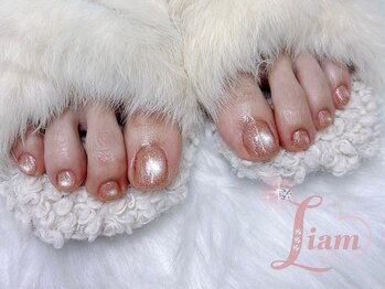 リアムネイル(Liam nail)の写真/シンプルだからこそ際立つ技術力に満足◎最新マグネットネイルもオフィスOKなナチュラルデザインもご用意♪
