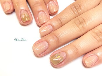 パラジェル認定サロン メールメール 池袋店(MereMer)/シェル箔グラデーションネイル