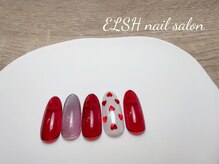 エルシ(ELSH)/定額メニュー　ハートネイル