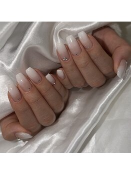 ハートネイル(Heart nail)/白グラ