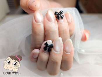 ネイルサロン ライトウェーブ 松本駅前店/リボンネイル♪