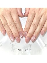 ネイルエディット(Nail edit)/マグネットのワンカラーネイル